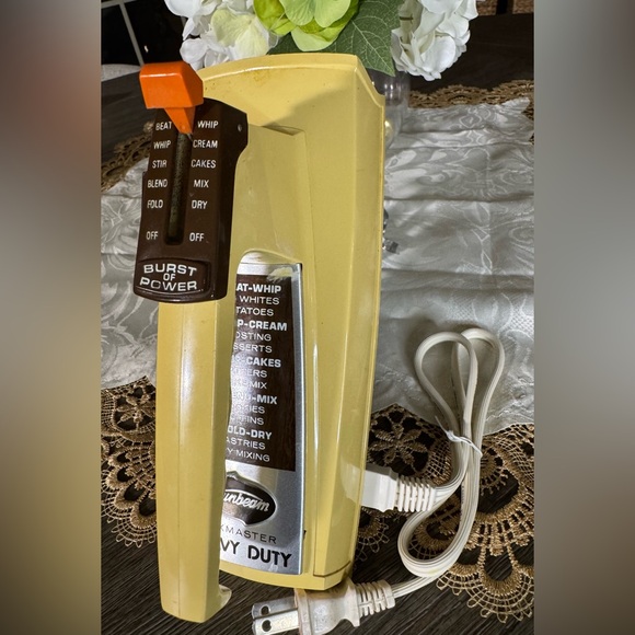 Sunbeam Other - Sunbeam Heavy Duty Mixmaster Hand Mixer